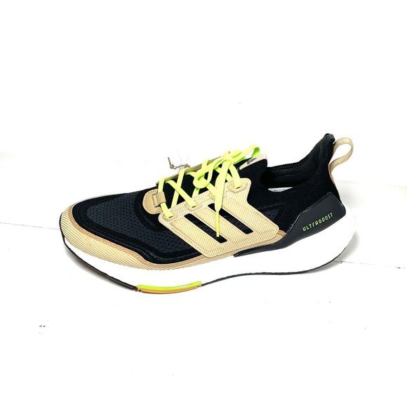 adidas Other - adidas Ultraboost 21 Mens Running Shoes Size 10 Black Tan GX5254